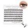 Bodermincer 20 Root Thickness 007mm C Curl 3D Individual Eyelashes Extension Soft Black Fake False Eye Lashes Tools 8mm