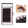 Qeelasee Faux Mink Silk Eyelash Extensions 003mm D Curl 815mm Mixed Length SemiPermanent Individual Lashes Extension Professional Salon Use