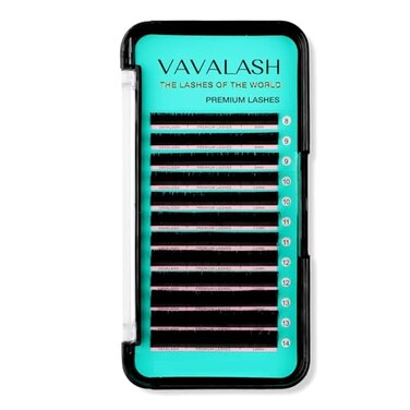 VAVALASH Eyelash Extensions 007 CC Curl 10mm Lash Extensions Supplies Individual Lashes Premium Silk Volume Classic Lash Soft Matte Dark Professional Eyelashes Extension 007CC10mm