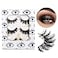 DYSILK Wispy Mink Lashes 3 Pairs Fluffy Cat Eye False Eyelashes Faux Mink Strip Lashes Natural Lightweight Fake Eyelashes That Look Like Extensions Reusable Wispy Lashes 00308 inch