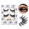 DYSILK Wispy Mink Lashes 3 Pairs Fluffy Cat Eye False Eyelashes Faux Mink Strip Lashes Natural Lightweight Fake Eyelashes That Look Like Extensions Reusable Wispy Lashes 00308 inch