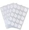 LASSUM 100 Pieces Disposable Eyelash Glue Holder Pallet Waterproof Sticker 25cm Eyelash Extension Glue Pad