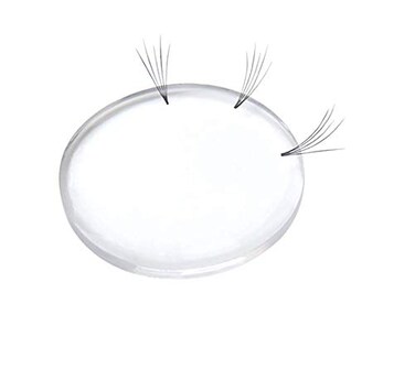 LASSUM 2 Pieces Grafted False Eyelash Silicone Pad Quick Blossom Pad for Eyelash Extensions Eyelash Makeup Tool Diameter 3cm