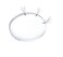 LASSUM 2 Pieces Grafted False Eyelash Silicone Pad Quick Blossom Pad for Eyelash Extensions Eyelash Makeup Tool Diameter 3cm
