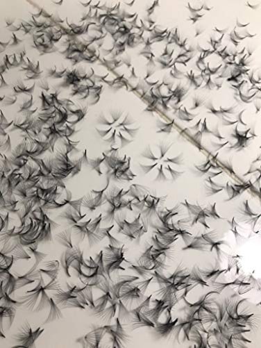Lash by 10D PREMADE HAND MADE FAN LASHES 500 FANSTRAY FOR EYELASH EXTENSION D CURL 007 THICKNESS LENGTH FROM 10MM15MM D11mm10D