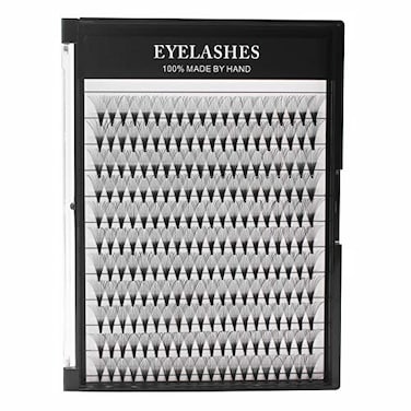 Bodermincer Large Tray 20D Premade Russian Volume Fans Eyelashes Long Stem Lash Pre made Eyelash Extensions Supplies 12MM