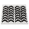 JIMIRE False Eyelashes Mink Fluffy Volume Lashes 3D Wispy Long Fake Eyelashes 14 Pairs Pack