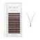 ACTROL YY Lashes Extension Professional Grade Brown 007mm C Curl 815mm Mix Volume Individual YY Eyelashes Extension Y Shaped Soft Eyelashes Thin Root Easy Fan Making for Lash Artists