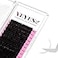 VEYES INC Classic Volume Lash Extensions 003020 JBLCCCDDD Curl 525mm Mixed Single Length Tray Premium Silk Eyelashes Professional Supplies for Lash TechsMatte Black 003 D 12mm