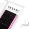 VEYES INC Classic Volume Lash Extensions 003020 JBLCCCDDD Curl 525mm Mixed Single Length Tray Premium Silk Eyelashes Professional Supplies for Lash TechsMatte Black 003 D 15mm