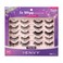 iENVY 10 Pairs So Wispy Human Hair Eyelashes Multipack Natural Dramatic Fluffy False Lashes Invisible Band Volume Curl Lightweight Reusable