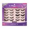 iENVY 10 Pairs So Wispy Human Hair Eyelashes Multipack Natural Dramatic Fluffy False Lashes Invisible Band Volume Curl Lightweight Reusable