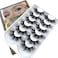 HBZGTLAD 5pairs6 Pairs Fluffy False Eyelashes Natural Faux Mink Strip 3D Lashes Pack SR21 Count Pack of 1