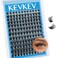 KevKev Lash Clusters 144 Pcs Cluster Lashes Eyelash Clusters DIY Cluster Eyelash Extensions Individual Lashes Thin Band SoftMorningD818mix