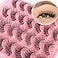 Kiromiro 14mm Lashes Natural Look Wispy Eyelashes Faux Mink Lashes Clear Band Short Natural False Lashes Cat Eye Daily Soft Strip Lashes Pack by