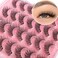 Kiromiro 14mm Lashes Natural Look Wispy Eyelashes Faux Mink Lashes Clear Band Short Natural False Lashes Cat Eye Daily Soft Strip Lashes Pack by