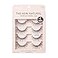 KISS Kiss The New Natural False Eyelashes High Bun 12mm Includes 4 pairs of lashes Easy to Apply Reusable Lash Clusters