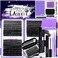 DNSGOOR DIY Lash Extension Kit 804Pcs D Curl Individual Lash Clusters Eyelashes Extension Set with Mirror Lash Storage Box Lash BondSeal Glue Remover Tweezers Lash Brush Applicator