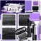 DNSGOOR DIY Lash Extension Kit 804Pcs D Curl Individual Lash Clusters Eyelashes Extension Set with Mirror Lash Storage Box Lash BondSeal Glue Remover Tweezers Lash Brush Applicator