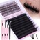 CORUSCATE Lash Clusters Kit 100D Long Lash Spikes Lash Extension Kit Thick Eyelash Clusters Volume Individual Lashes Kit Mega Cluster Eyelash Extensions Strip Lashes DIY Spiky Lash Bond and Seal by