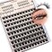 Focipeysa Volume Lash Clusters Wispy Eyelashes Extensions 1016mm Cluster Lash Extensions CCurl Lashes Extensions with Bottom Lashes Salon Effect Individual Eyelash DIY Eyelashes Clusters at Home