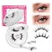 PRO LASHBEAUTY Magnetic Eyelashes Long Lasting And Reusable Magnetic Lashes 2 Pair 4 Magnets No Glue Needed False Eyelashes WaterproofCruelty FreeEasy To Wear2 pairMerryPure