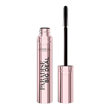L'Oreal Paris LOreal Paris Paradise Big Deal Mascara Volumizing and Lengthening Formula Buildable Clump Resistant Washable Black Brown Mascara 033 Fl Oz
