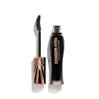 Charlotte Tilbury ExaggerEyes Volume Mascara Volumizing Black Mascara with 28Hour SmudgeProof FlakeProof Wear Designed with a UltraCurved Brush