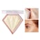 AKARY Face Glitter Blush Pink Shimmer Highlighter Blusher Powder Makeup Cosmetics Facial Contour Corrector Shine Rouge 02 Quicksand Gold