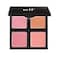 e.l.f. elf Cosmetics Powder Blush Palette Four Blush Shades for Beautiful LongLasting Pigment Light
