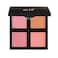 e.l.f. elf Cosmetics Powder Blush Palette Four Blush Shades for Beautiful LongLasting Pigment Light