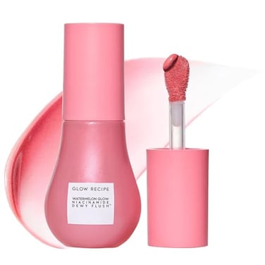 Glow Recipe Niacinamide Dewy Flush Tinted Liquid Blush Serum Glowy Blush for Cheeks to Smooth Hydrate Brighten Liquid Korean Makeup with Buildable Soft Pink Tint Watermelon Flush 04 oz