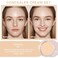 LZXLUKGIR Under Eye Concealer Full CoverageUnder Eye Corrector for Dark CirclesPot Concealer for Older WomenTeenagersMiddleagedCorrector de OjerasWaterproof Under Eye Brightener 01 CHANTILL