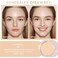 LZXLUKGIR Under Eye Concealer Full CoverageUnder Eye Corrector for Dark CirclesPot Concealer for Older WomenTeenagersMiddleagedCorrector de OjerasWaterproof Under Eye Brightener 01 CHANTILL