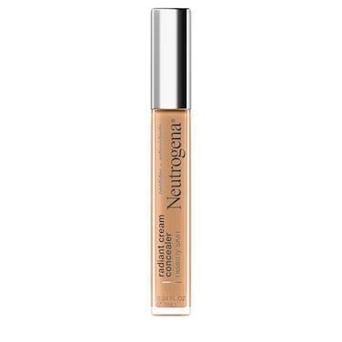 Neutrogena Healthy Skin Radiant Brightening Cream Concealer with Peptides Vitamin E AntioxidantLightweight Perfecting Concealer CreamNonComedogenicToffee Medium 03 with warm undertones024 oz