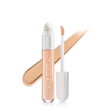 Clinique Even Better AllOver Full Coverage Concealer Eraser Makeup For Dark Undereye Circles With Hyaluronic Acid Caffeine Hydrating Brightening Depuffing Cream Chamois 02 Fl Oz
