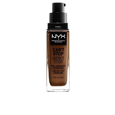 NYX PROFESSIONAL MAKEUP Cant Stop Wont Stop Foundation 24h Full Coverage Matte Finish Cocoa