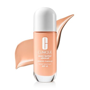 Clinique Even Better Clinical Vitamin Makeup Broad Spectrum SPF 45 With Vitamin C Vitamin E Vitamin B3 Light Coverage Vibrant Finish Light Cool 3