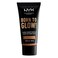 NYX PROFESSIONAL MAKEUP Born To Glow Naturally Radiant Foundation Medium Coverage Mahogany