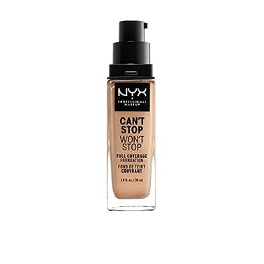 NYX PROFESSIONAL MAKEUP Cant Stop Wont Stop Foundation 24h Full Coverage Matte Finish True Beige