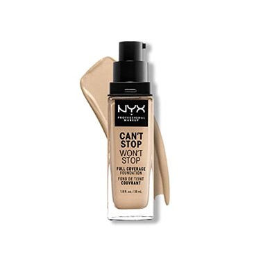 NYX PROFESSIONAL MAKEUP Cant Stop Wont Stop Foundation 24h Full Coverage Matte Finish Warm Vanilla