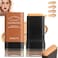 YJW Flawless Eraser Foundation StickKorean Hydrating Lightweight Foundation Stick with BrushMultiUse Foundation Stick Makeup Waterproof Thin and Cover Blemishes for All Skin Types deep wheat 05