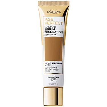 L'Oreal Paris LOreal Paris Age Perfect Radiant Serum Foundation with SPF 50 Cappuccino 1 Ounce