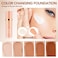 Botagus Match Cosmetics Foundation 4 in 1Light Spectrum4 in 1 Cosmetics Foundation Liquid with SPF 50 Concealer Cosmetic Lightweight Makeup Longwearing Waterproof for Makeup