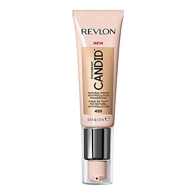 REVLON Revlon PhotoReady Candid Natural Finish Foundation with AntiPollution Antioxidant AntiBlue Light Ingredients 420 Sun Beige 075 fl oz