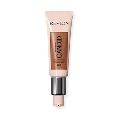 REVLON Revlon PhotoReady Candid Natural Finish Foundation with AntiPollution Antioxidant AntiBlue Light Ingredients 520 Cocoa 075 fl oz