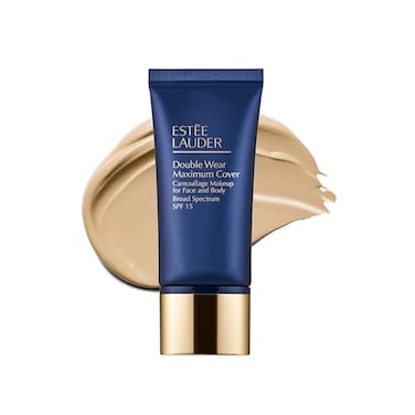 EstÃe Lauder Este Lauder Double Wear 24Hour Maximum Cover Camouflage Foundation Makeup for Face and Body SPF 15 Full Coverage Tattoo Cover Up Makeup Waterproof 10 Fl Oz2N1 Desert Beige