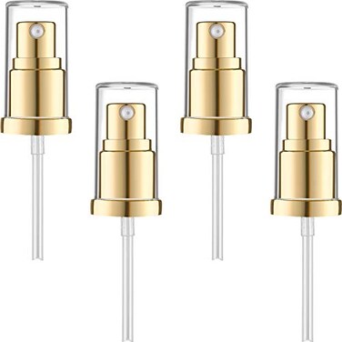 Honoson 4 Pieces Replacement Foundation Pumps for Double Wear Foundation Gold
