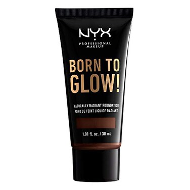 NYX PROFESSIONAL MAKEUP Born To Glow Naturally Radiant Foundation Medium Coverage Deep Espresso