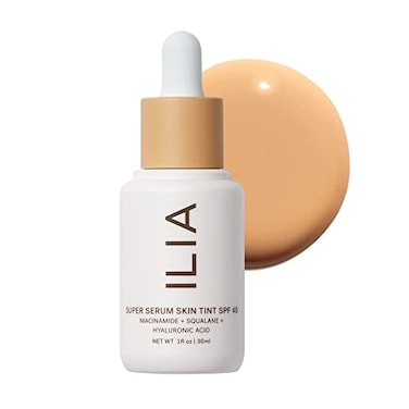 ILIA Super Serum Skin Tint SPF 40 Lightweight Foundation With Mineral SPF Hydrate Smooth Plump NonComedogenic Clean CrueltyFree Vegan Shela ST8 1 fl oz 30 ml